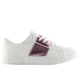 Dámské tenisky bílé a růžové M896 WHITE / PINK bílý fialová