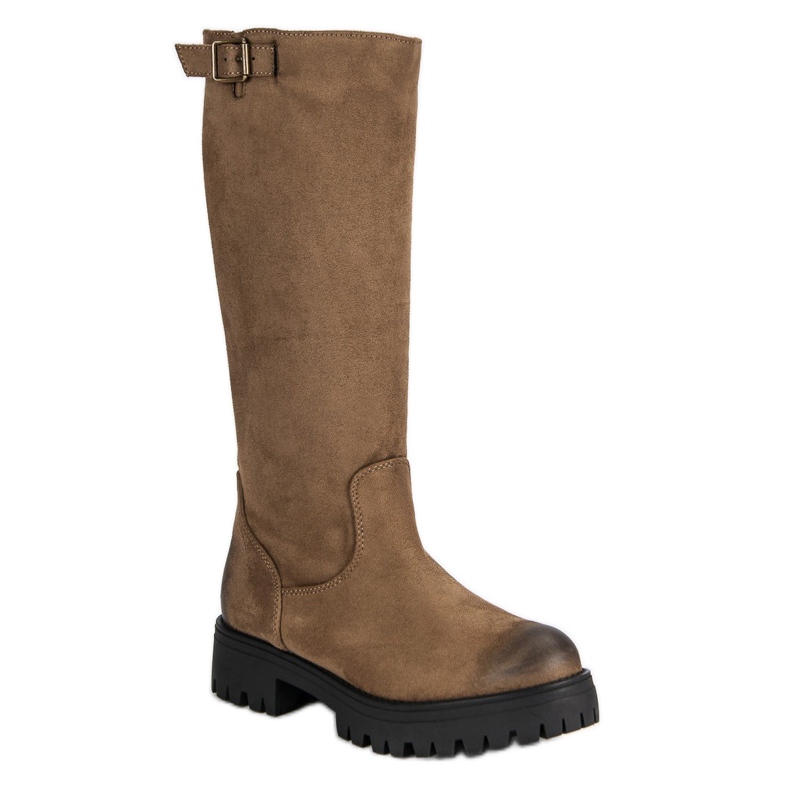 Corina Semišové boty hnědý