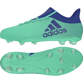 Kopačky Adidas X 17.2 Fg M CP9189 vícebarevný zelený