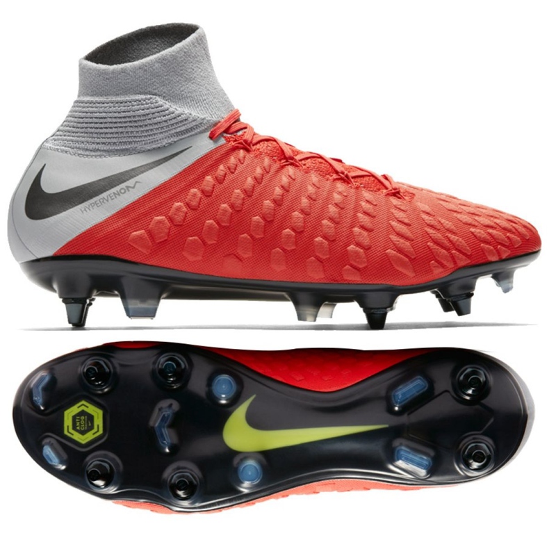 Kopačky Nike Hypervenom 3 Elite Df Sg Pro Ac M AJ3812-600 červené červené Kopačky Nike Hypervenom 3 Elite Df Sg Pro Ac M AJ3812-600 červené červené