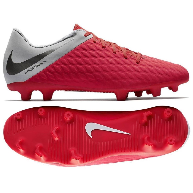 Kopačky Nike Hypervenom Phantom 3 Club Fg 3 M AJ4145-600 červené červené Kopačky Nike Hypervenom Phantom 3 Club Fg 3 M AJ4145-600 červené červené