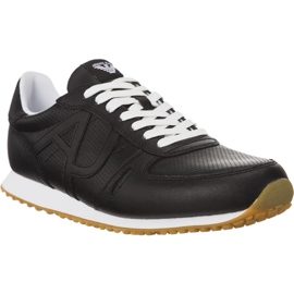 Armani Jeans Kožená teniska 7P423-00020 černý