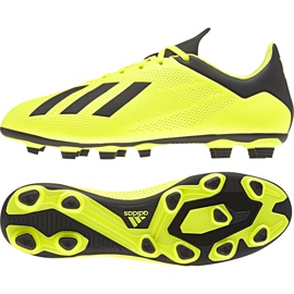 Kopačky Adidas X 18.4 Fg M DB2188 žlutá žlutá