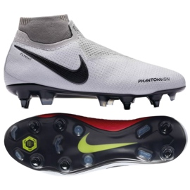 Kopačky Nike Phantom Vsn Elite Df Sg Pro Ac M AO3264-060 šedá stříbro
