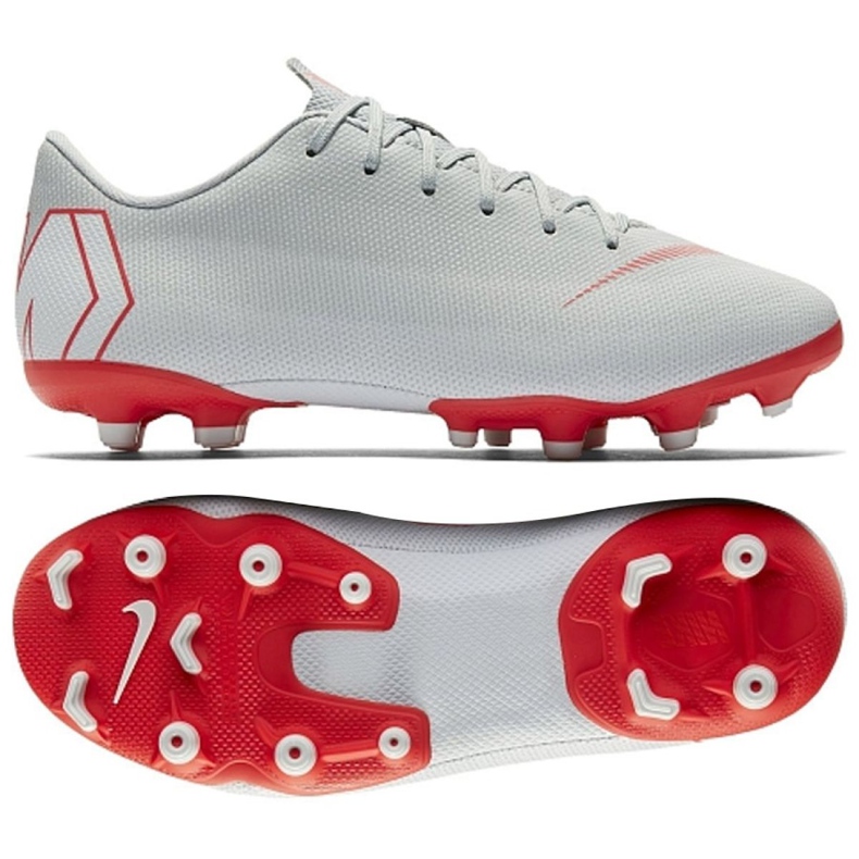 Kopačky Nike Mercurial Vapor 12 Academy Gs Mg Jr AH7347-060 vícebarevný stříbrný