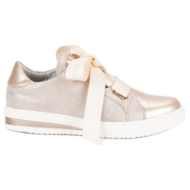 Filippo Zlaté vázané boty zlatý Filippo Zlaté vázané boty zlatý