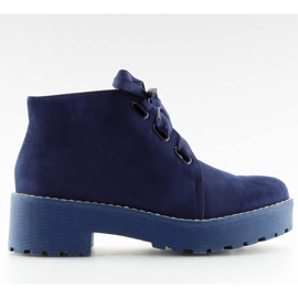 Dámské boty boty tmavě modré LL219 Blue námořnická modř