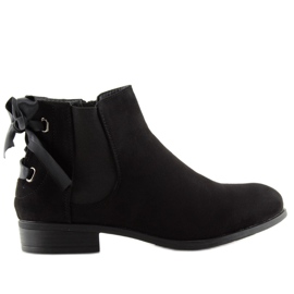Černé dámské Chelsea boty 3740 Black černý