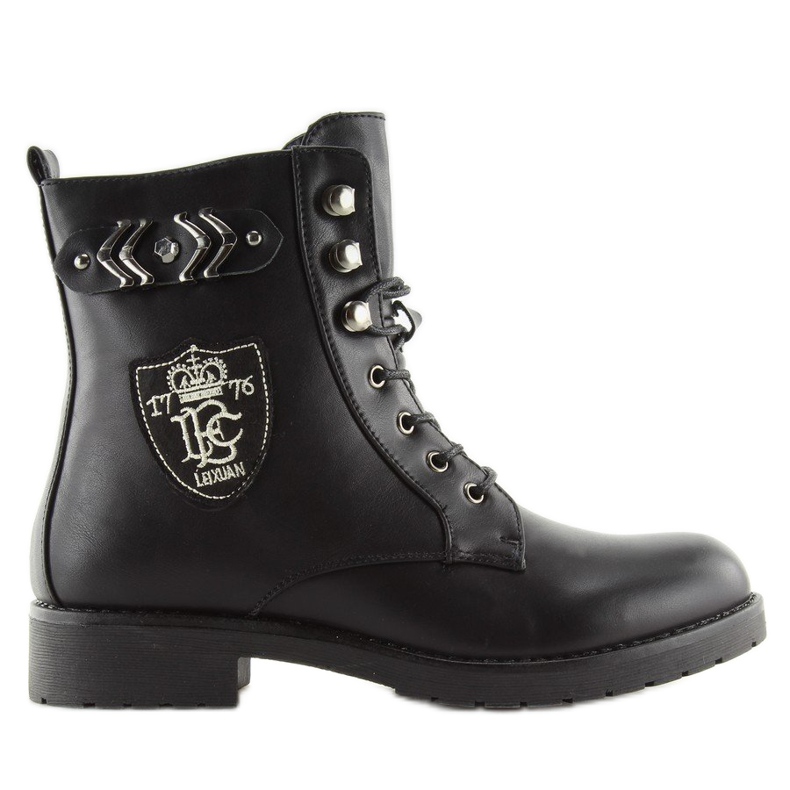 Černé boty pro ženy černé boty H950 Black černá