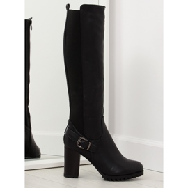 Černé podpatky BM16 černé černý