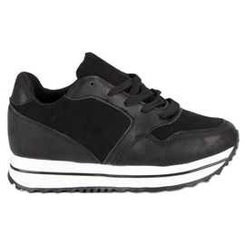 Marquiz Módní tenisky na platformě černý
