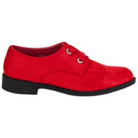 Bello Star Červené šněrovací boty