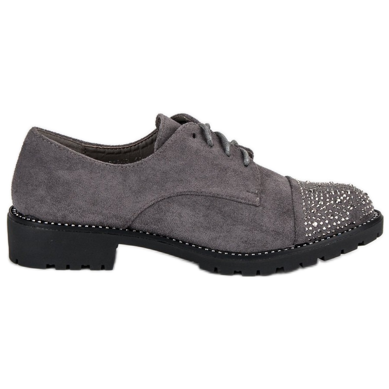Bello Star Stylové semišové boty šedá Bello Star Stylové semišové boty šedá