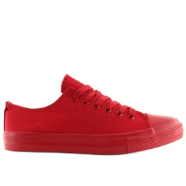 Dámské červené jednobarevné tenisky NB176 Big Red červený