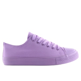 Dámské fialové jednobarevné tenisky NB176 L. PURPLE fialová