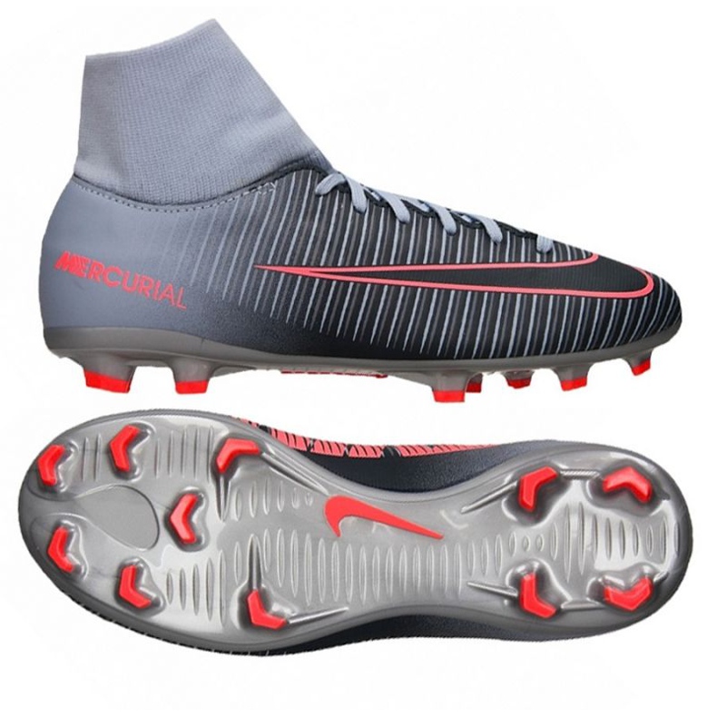 Kopačky Nike Mercurial Victory Vi šedá