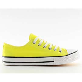 Klasické dámské žluté tenisky XL03 L.YELLOW žluť