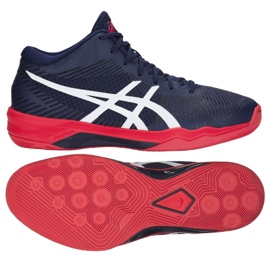 Volejbalové boty Asics Volley Elite Ff Mt M B700N-400 námořnická modř námořnická modř