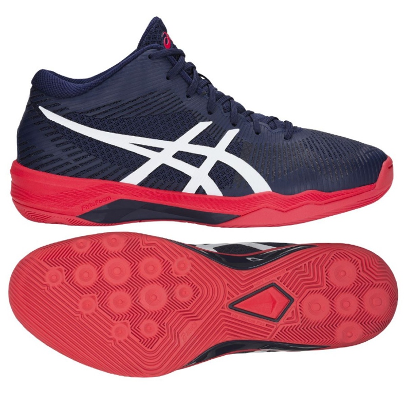 Volejbalové boty Asics Volley Elite Ff Mt M B700N-400 námořnická modrá námořnická modrá
