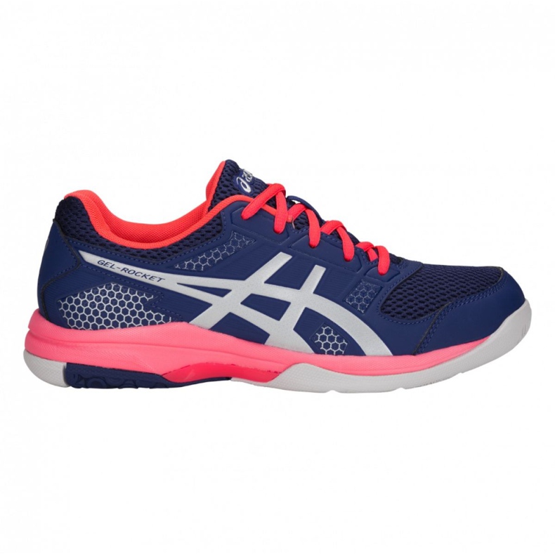 Volejbalové boty Asics Gel Rocket 8 W B756Y-400 námořnická modrá námořnická modrá Volejbalové boty Asics Gel Rocket 8 W B756Y-400 námořnická modrá námořnická modrá
