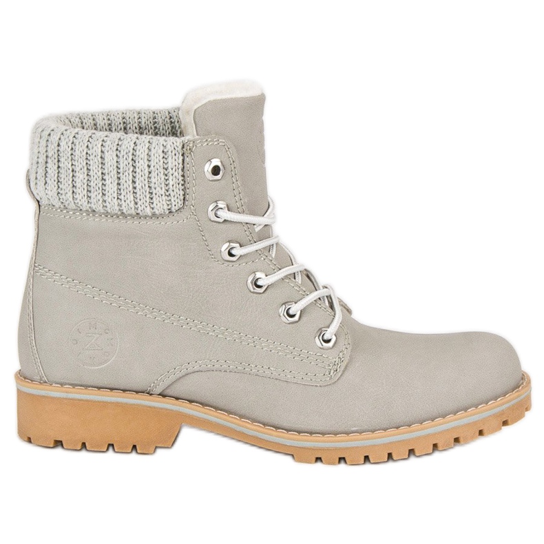 Šedé lapače s ovčí kůží MCKEYLOR šedá