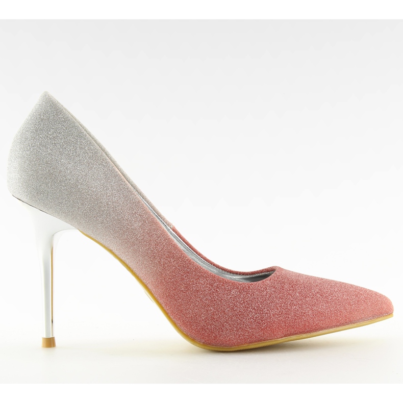 Opalescentní růžové a šedé ombre šedá růžový