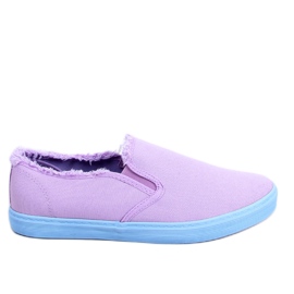 Fialové dámské slipy NB166 Purple fialová