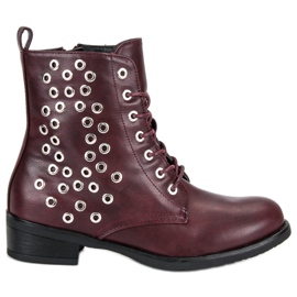 Vázaní burgundští dělníci červené