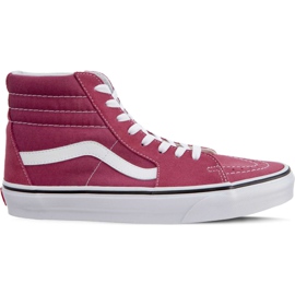 Vans Sk8 Hi U64 Suchá růžová pravá bílá fialová růžový