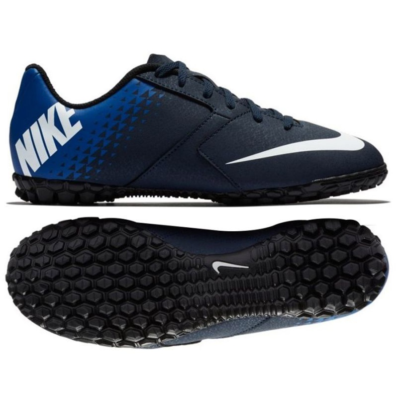 Kopačky Nike BombaX Tf Jr 826488-414 černá černá