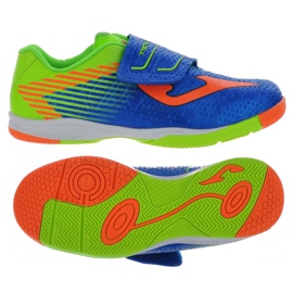Sálová obuv Joma Tactil In Jr TACW.804.IN pomerančový modrý