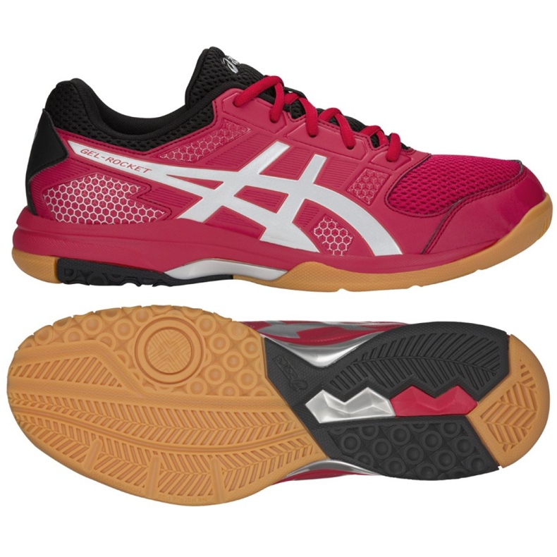 Volejbalové boty Asics Gel Rocket 8 M B706Y-600 červené vícebarevný