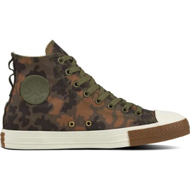 Converse Chuck Taylor Všechna hvězda Cordura Field Surplus Egret Brown hnědý zelený
