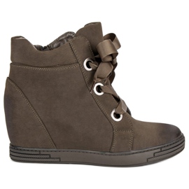 Tmavě zelené tenisky VINCEZA zelený