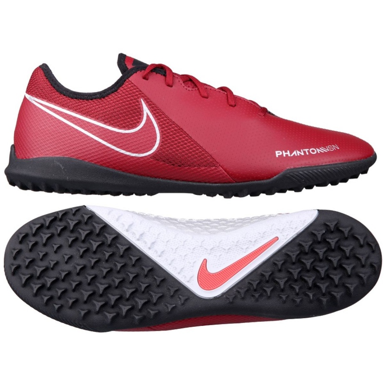 Kopačky Nike Phantom Vsn Academy Tf M AO3223-606 vícebarevný červené