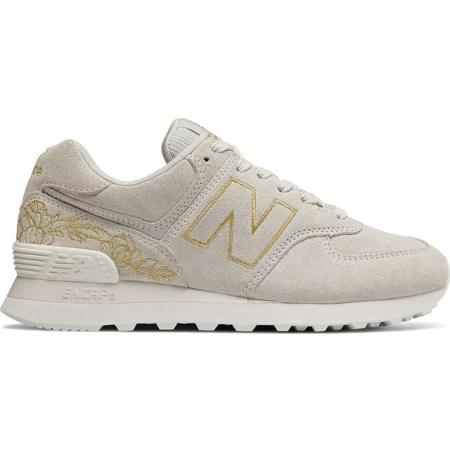 New Balance Wl574nga květinové mořské soli se zlatou šedá