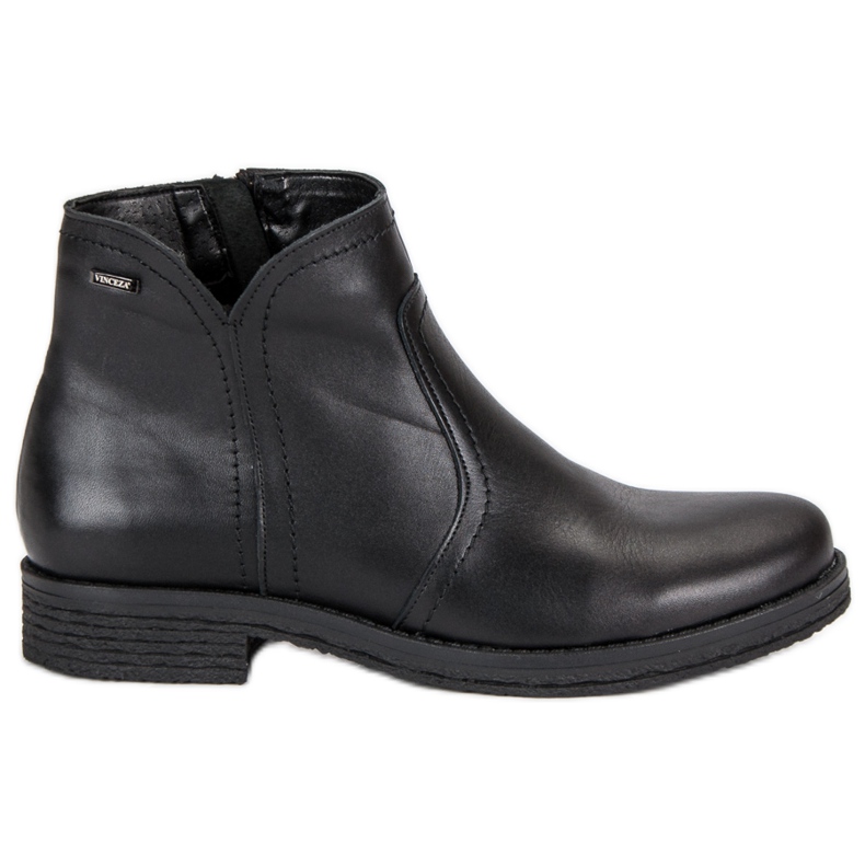 Nízké boty na zipu VINCEZA černá