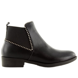 Černé dámské boty Chelsea Q-28 Black černý