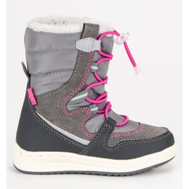 Arrigo Bello Ohřívané sněhové boty šedá Arrigo Bello Ohřívané sněhové boty šedá