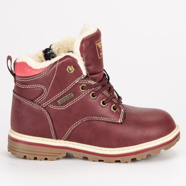 Arrigo Bello Ohřáté kalhoty se zipem červené