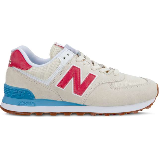 New Balance WL574fla Summer Austere Alabaster s Pomelo hnědý vícebarevný