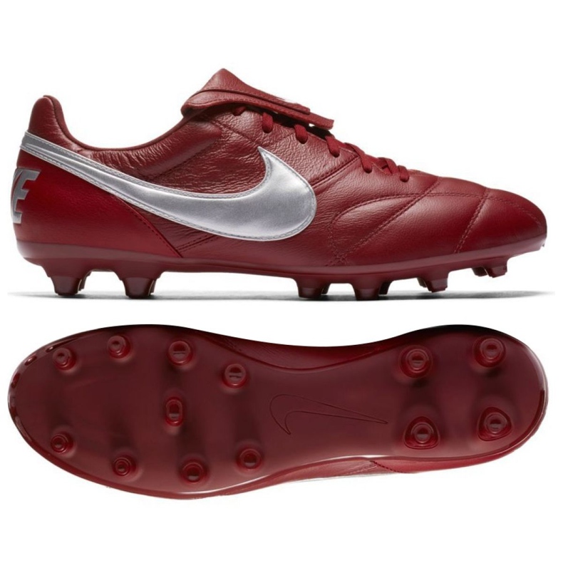 Nike Fotbalové boty Nike Premier Ii Fg M 917803-606 červené červené