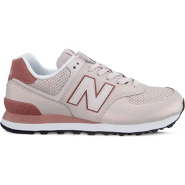 New Balance Wl574kse Sheen Pack Shell Shell s tmavým oxidem hnědý vícebarevný