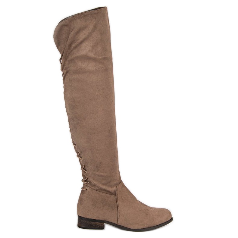 Hnědé boty z mušketýru hnědý