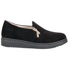 Semišové tenisky černý