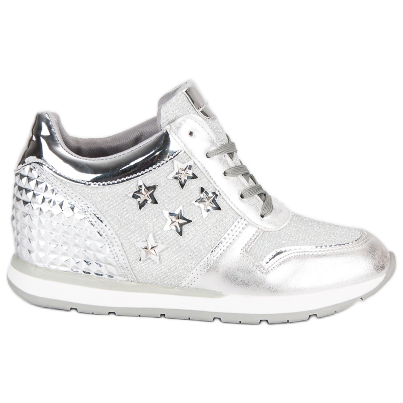 Stříbrné tenisky, tenisky šedá