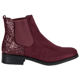 Seastar Burgundské boty Jodhpur červený