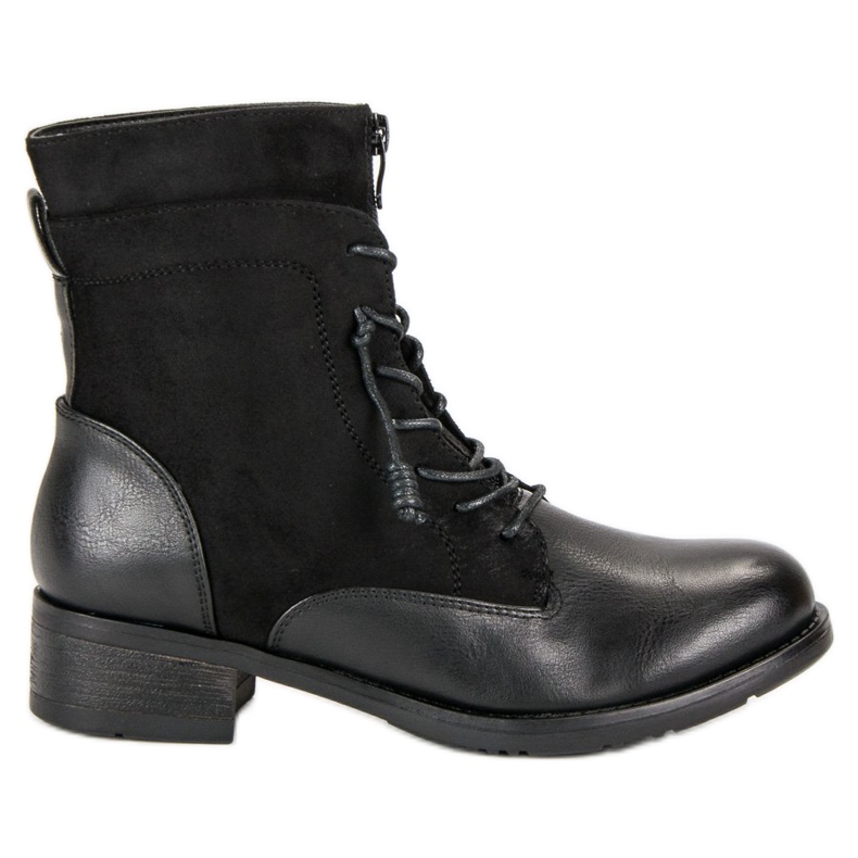 Dělnické boty na zip černá
