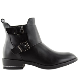 Černé dámské boty Chelsea C-7173 Black černý