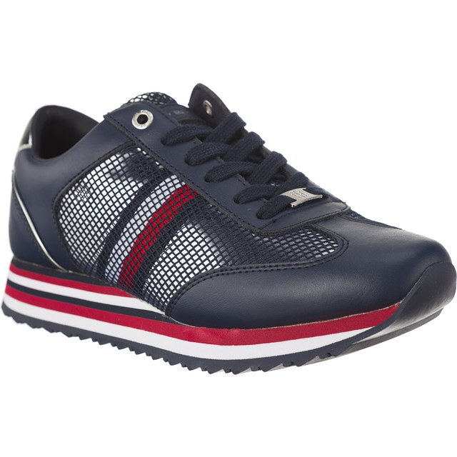 Tommy Hilfiger Corporate Flag Sneaker 406 modrý námořnická modrá